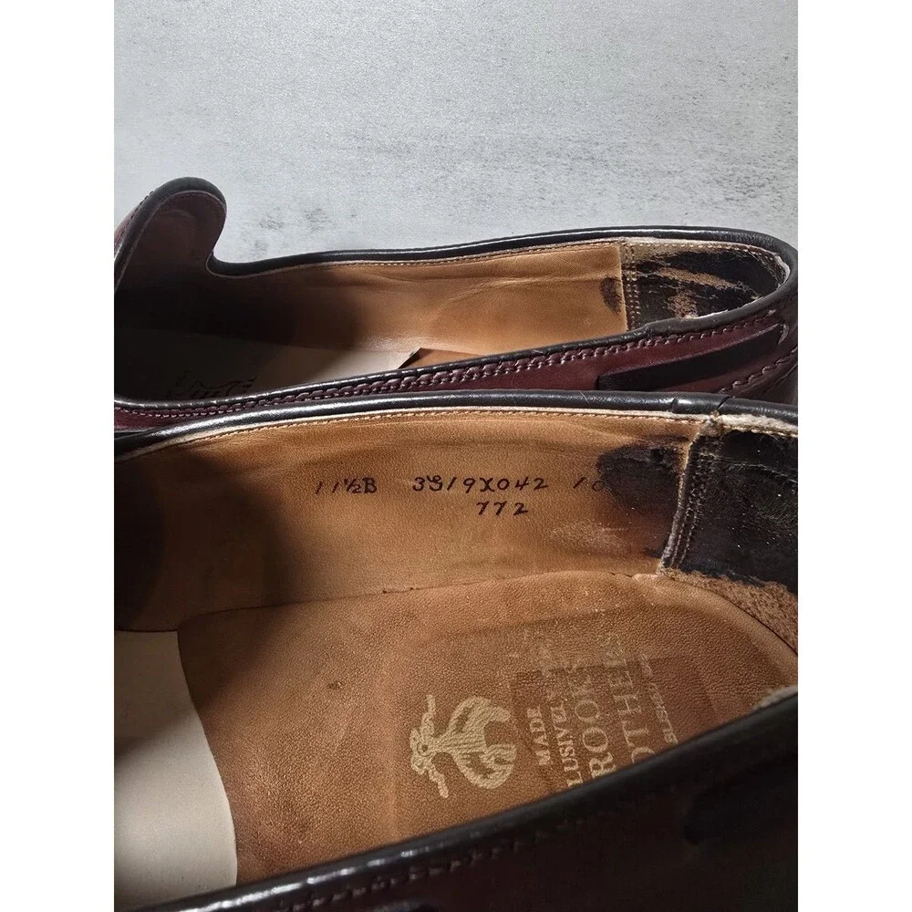 Alden For Brooks Brothers 772 Shell Cordovan Tassel Loafers size 11.5 B